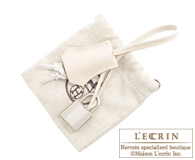 Hermes　Birkin bag 30　Craie　Epsom leather　Silver hardware
