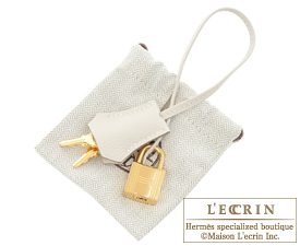 Hermes　Birkin bag 35　Craie　Togo leather　Gold hardware 