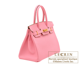 Hermes　Birkin bag 30　Rose confetti　Epsom leather　Matt gold hardware