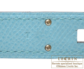 Hermes　Birkin bag 30　Blue saphir/Blue atoll　Epsom leather　Silver hardware