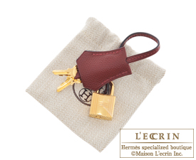 Hermes　Birkin bag 25　Rouge H　Epsom leather　Gold hardware