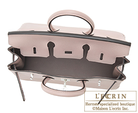 Hermes　Birkin bag 25　Glycine　Evercolor leather　Silver hardware