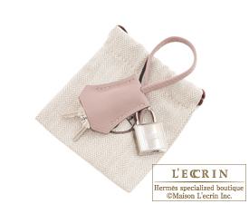 Hermes　Birkin bag 25　Glycine　Evercolor leather　Silver hardware