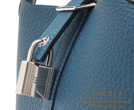 Hermes　Picotin Lock　Touch bag 18/PM　Colvert　Clemence leather/　Swift leather　Silver hardware