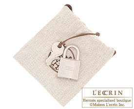 Hermes　Picotin Lock Touch bag GM　Craie　Clemence leather/Swift leather　Silver hardware