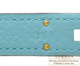 Hermes　Birkin bag 30　Blue Saint-Cyr　Clemence leather　Gold hardware