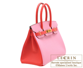 Hermes　Birkin bag 30　Pink/Bougainvillier　Epsom leather　Gold hardware