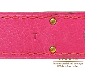 Hermes　Kelly bag 28　Rose shocking　Chevre myzore goatskin　Gold hardware