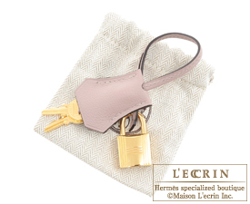 Hermes　Birkin bag 25　Glycine　Evercolor leather　Gold hardware