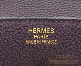 Hermes　Birkin bag 35　Raisin/Purple　Togo leather　Gold hardware