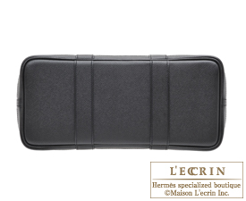 Hermes　Garden Party bag 30/TPM　Black　Epsom leather　Silver hardware