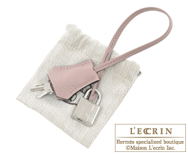 Hermes　Birkin bag 35　Glycine　Clemence leather　Silver hardware