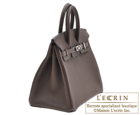 Hermes　Birkin bag 25　Ecorce　Togo leather　Silver hardware