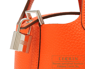 Hermes Picotin 22cm in Orange Poppy Colour