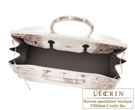 Hermes　Birkin bag 35　Himalaya　Matt niloticus crocodile skin　Silver hardware