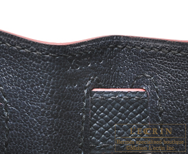 Hermes　Kelly bag 28　Blue indigo/Rouge H　Epsom leather　Gold hardware