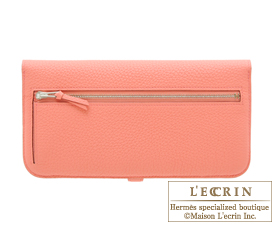 Hermes　Dogon LONG　Rose candy　Togo leather　Silver hardware
