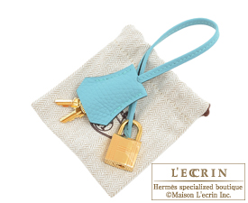 Hermes　Birkin bag 30　Rose sakura/Blue atoll　Clemence leather　Gold hardware