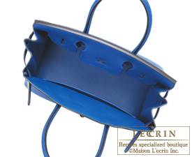 Hermes　Birkin bag 30　Blue electric　Togo leather　Gold hardware