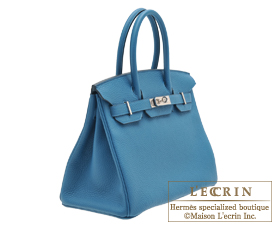 Hermes　Birkin bag 30　Cobalt　Togo leather　Silver hardware