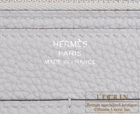Hermes　Dogon GM　Blue glacier　Togo leather　Silver hardware