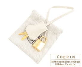 Hermes　Birkin bag 35　Craie　Clemence leather　Gold hardware 