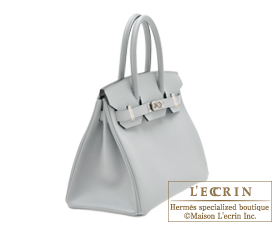 Hermes　Birkin bag 30　Blue glacier　Epsom leather　Silver hardware