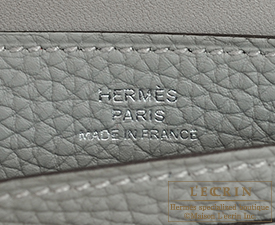 Hermes　Dogon LONG　Gris mouette　Togo leather　Silver hardware