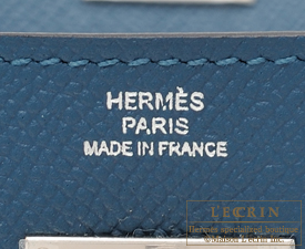 Hermes　Kelly wallet long　Colvert　Epsom leather　Silver hardware