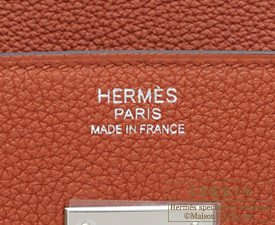 Hermes　Birkin bag 30　Cuivre　Togo leather　Silver hardware