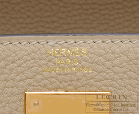 Hermes　Kelly bag 28　Trench　Togo leather　Gold hardware