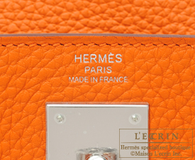 Hermes Kelly 28 Retourne Clemence Trench Gold Tone Hardware Handbag GHW -  Chronostore