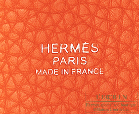 Hermes　Picotin Lock　Touch bag PM　Orange/Rouge grenat　Clemence leather/　Swift leather　Silver hardware