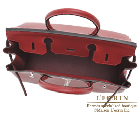 Hermes　Birkin bag 30　Rouge grenat　Epsom leather　Silver hardware