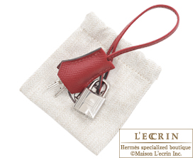 Hermes　Birkin bag 30　Rouge grenat　Epsom leather　Silver hardware