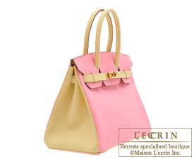 Hermes　Birkin bag 30　Rose confetti/Jaune poussin　Epsom leather　Gold hardware