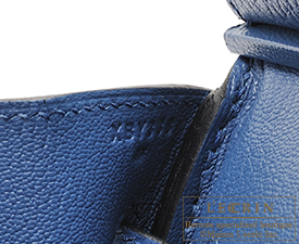 Hermes　Birkin bag 30　Blue agate　Clemence leather　Silver hardware