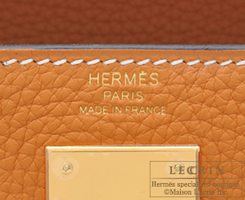 Hermes　Kelly bag 28　Toffee　Clemence leather　Gold hardware