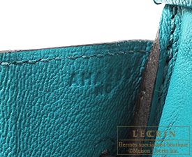Hermes　Birkin bag 30　Blue paon　Clemence leather　Gold hardware