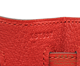 Hermes　Kelly bag 32　Retourne　Rouge tomate　Evercolor leather　Gold hardware