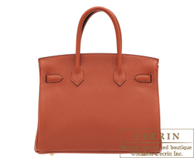 Hermes　Birkin bag 30　Cuivre　Togo leather　Gold hardware