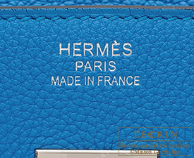 Hermes　Birkin Verso bag 35　Blue zanzibar/Malachite　Togo leather　Silver hardware