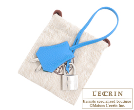 Hermes　Birkin Verso bag 30　Blue zanzibar/Malachite　Togo leather　Silver hardware