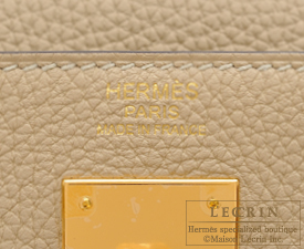 Hermes　Kelly bag 32　Retourne　Trench　Togo leather　Gold hardware