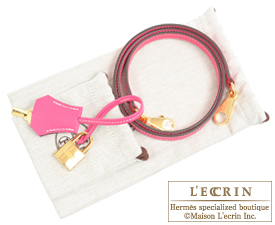 Hermes　Kelly bag 28　Rose confetti/Anemone/Rose tyrien　Epsom leather　Gold hardware