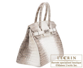 Hermes　Birkin bag 30　Himalaya　Matt niloticus crocodile skin　Silver hardware