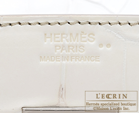 Hermes　Birkin bag 30　Himalaya　Matt niloticus crocodile skin　Silver hardware