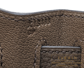 Hermes　Kelly bag 28　Taupe grey/Etoupe grey　Togo leather　Matt silver hardware