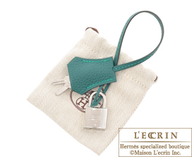 Hermes　Birkin bag 30　Malachite　Togo leather　Silver hardware
