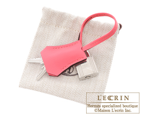 Hermes　Birkin bag 25　Rose azalee　Swift leather　Silver hardware